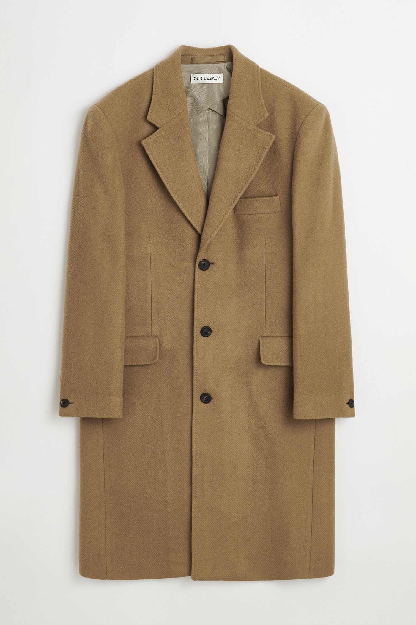 Dolphin Coat Camel Slyly Herringbone - 1