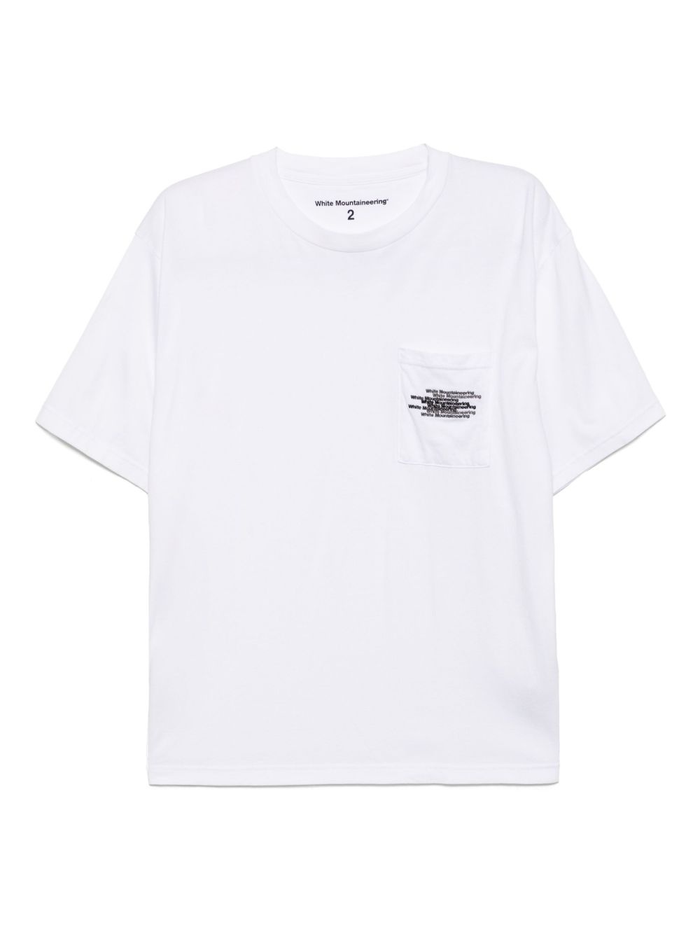 multi-logo pocket T-shirt - 1
