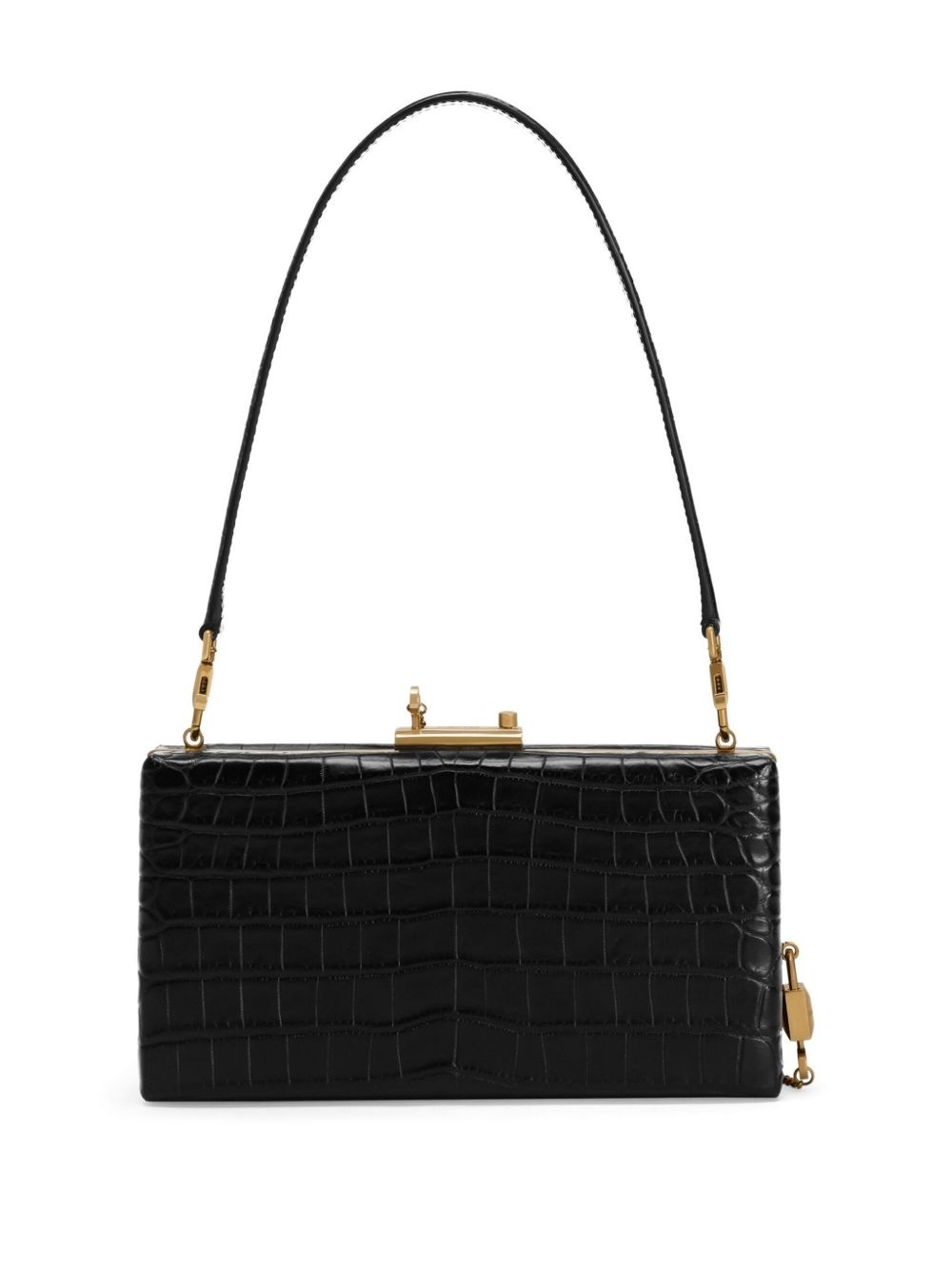 crocodile-embossed bag - 3