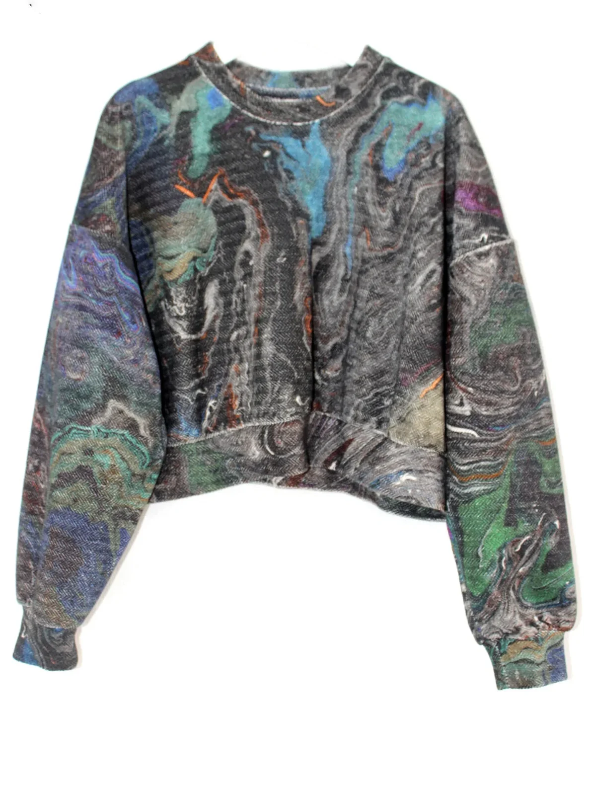 SHORT SWEATER - PRINT D - 1