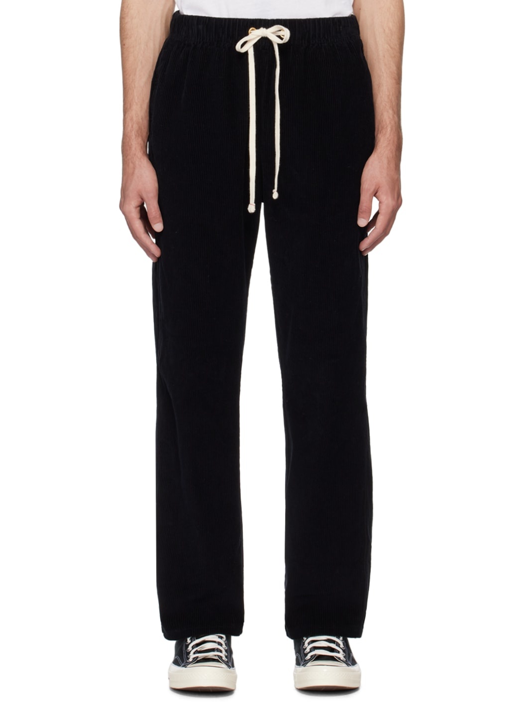Black Classic Trousers - 1