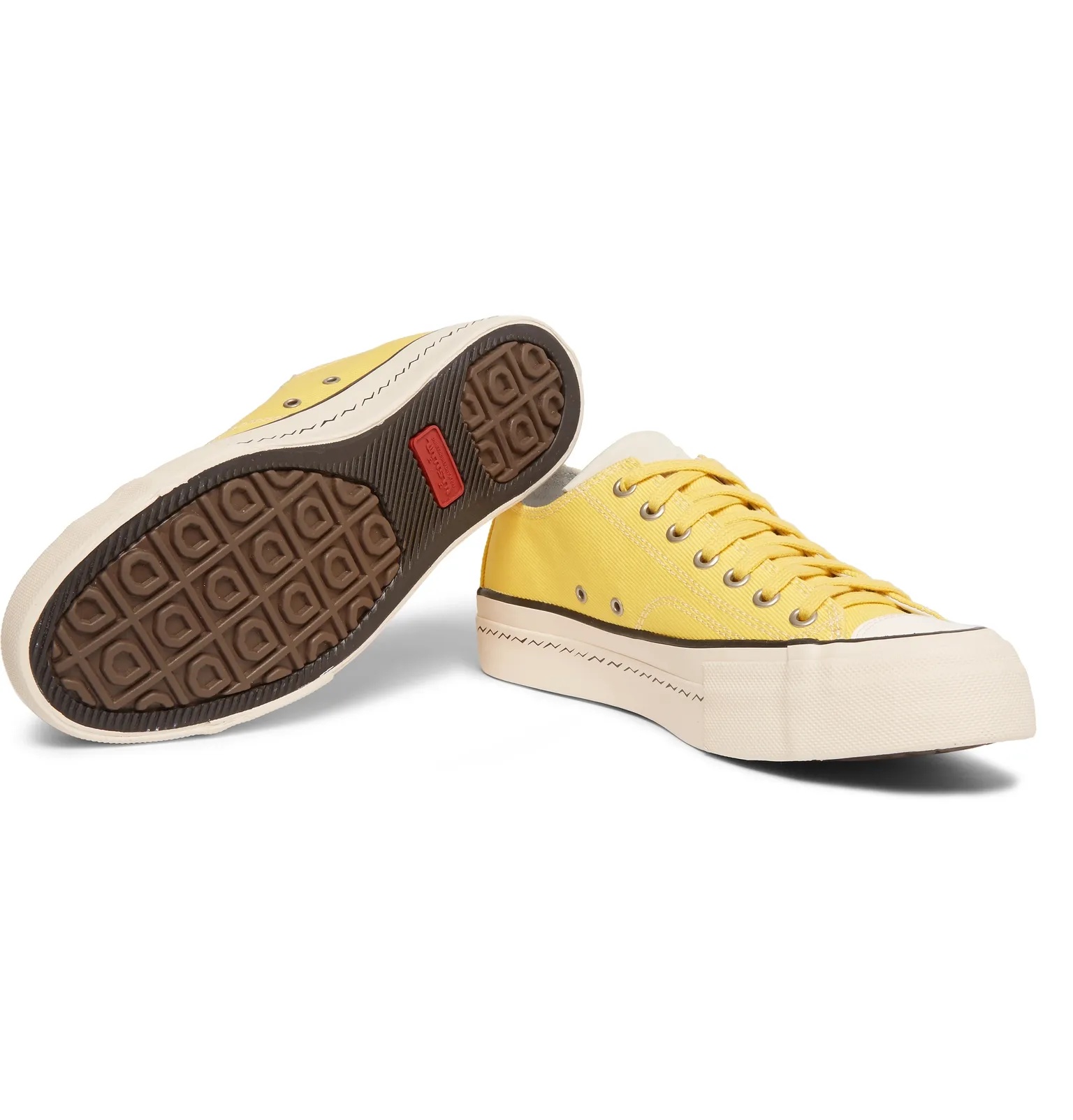 Skagway Leather-Trimmed Canvas Sneakers - 3