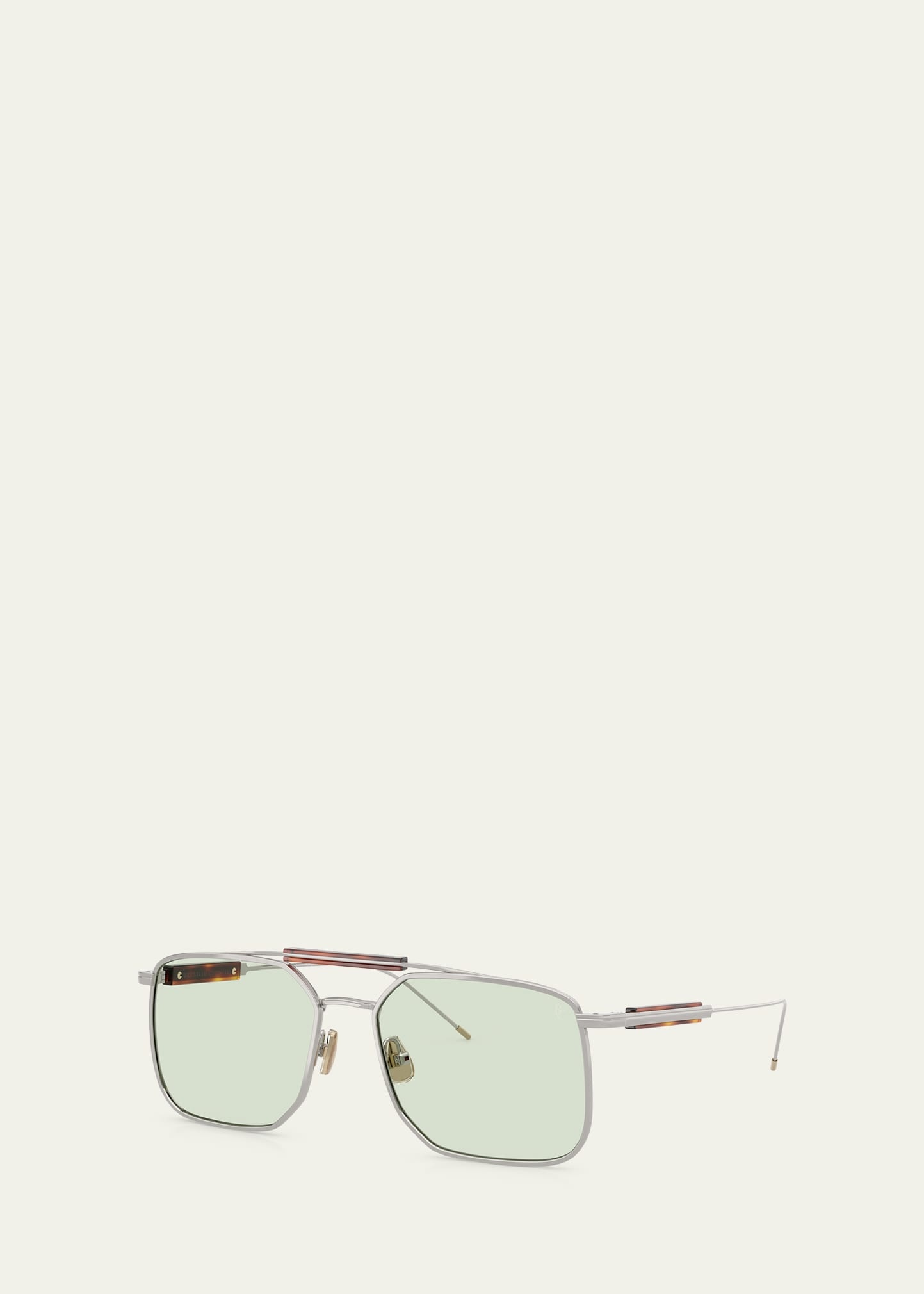 0BC2005ST Square Metal Sunglasses - 2