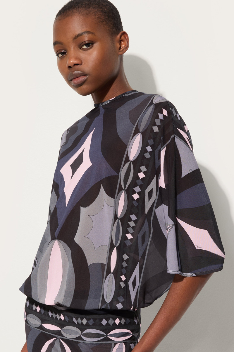 COLLANE PRINT LONG DRESS 5