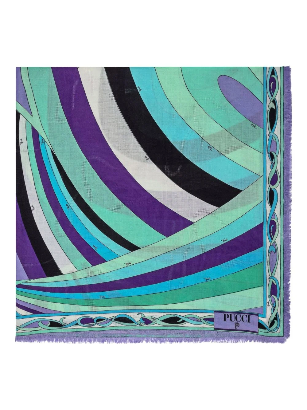 Iride-print scarf - 1