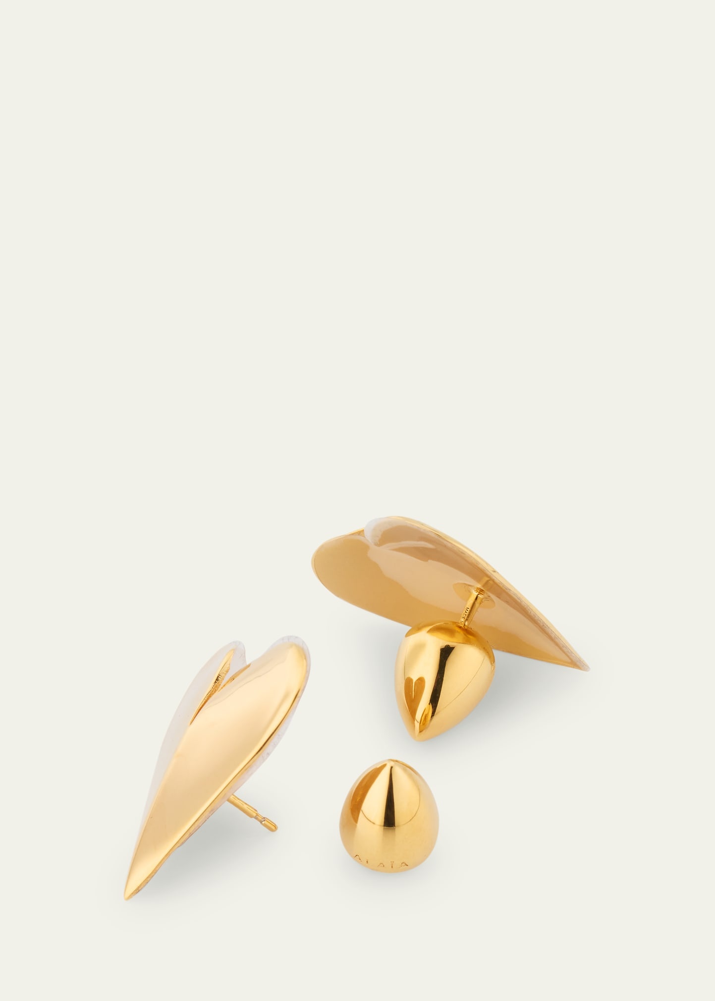 Peaked Heart Earrings - 4