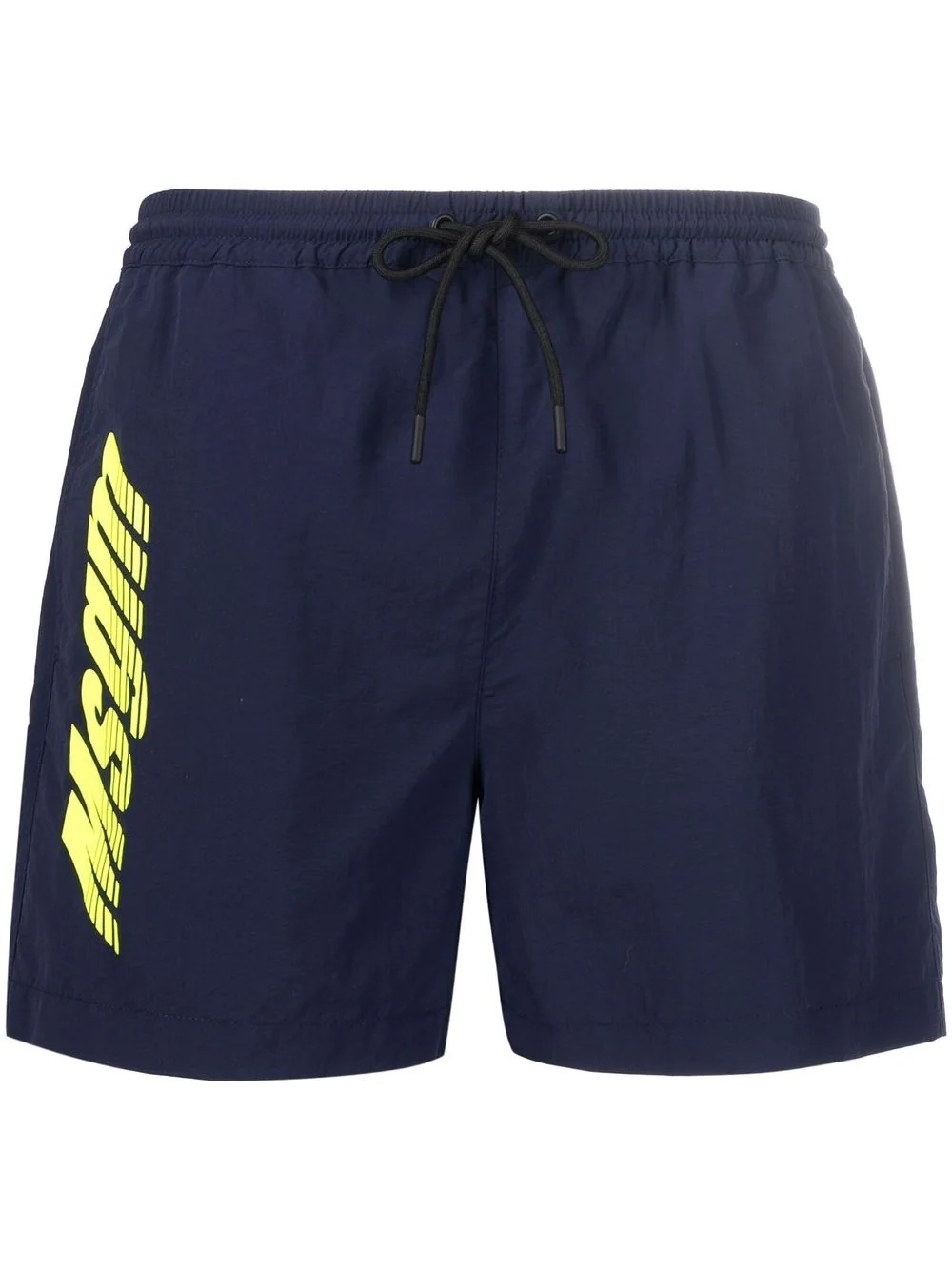 logo-print drawstring swim shorts - 1