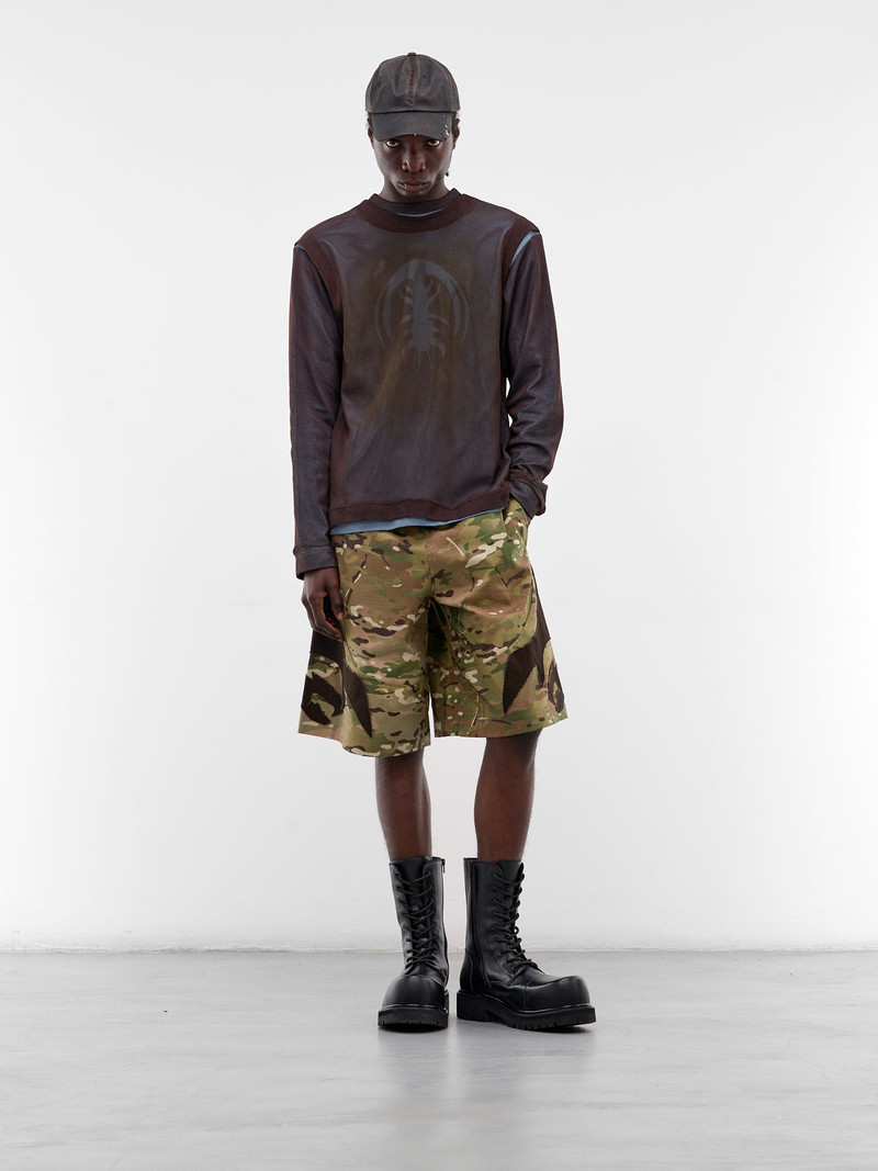 YAKU Televani Dragon Camo Shorts outlook