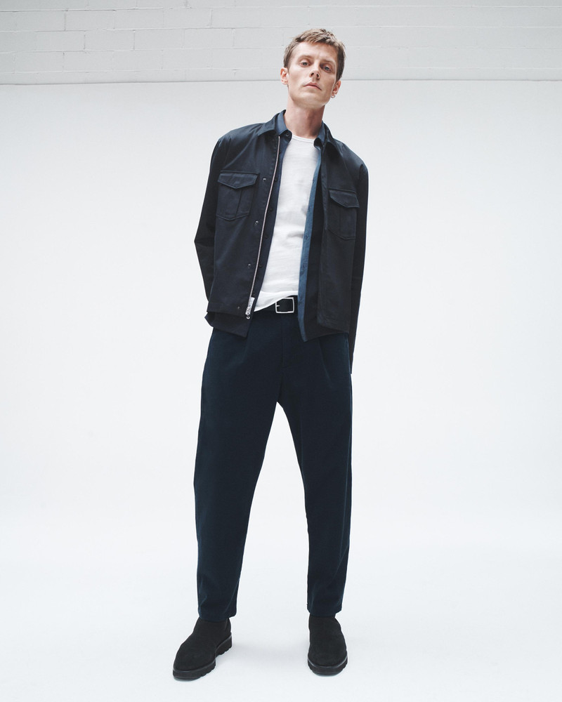 Pleated Cotton Chino 2