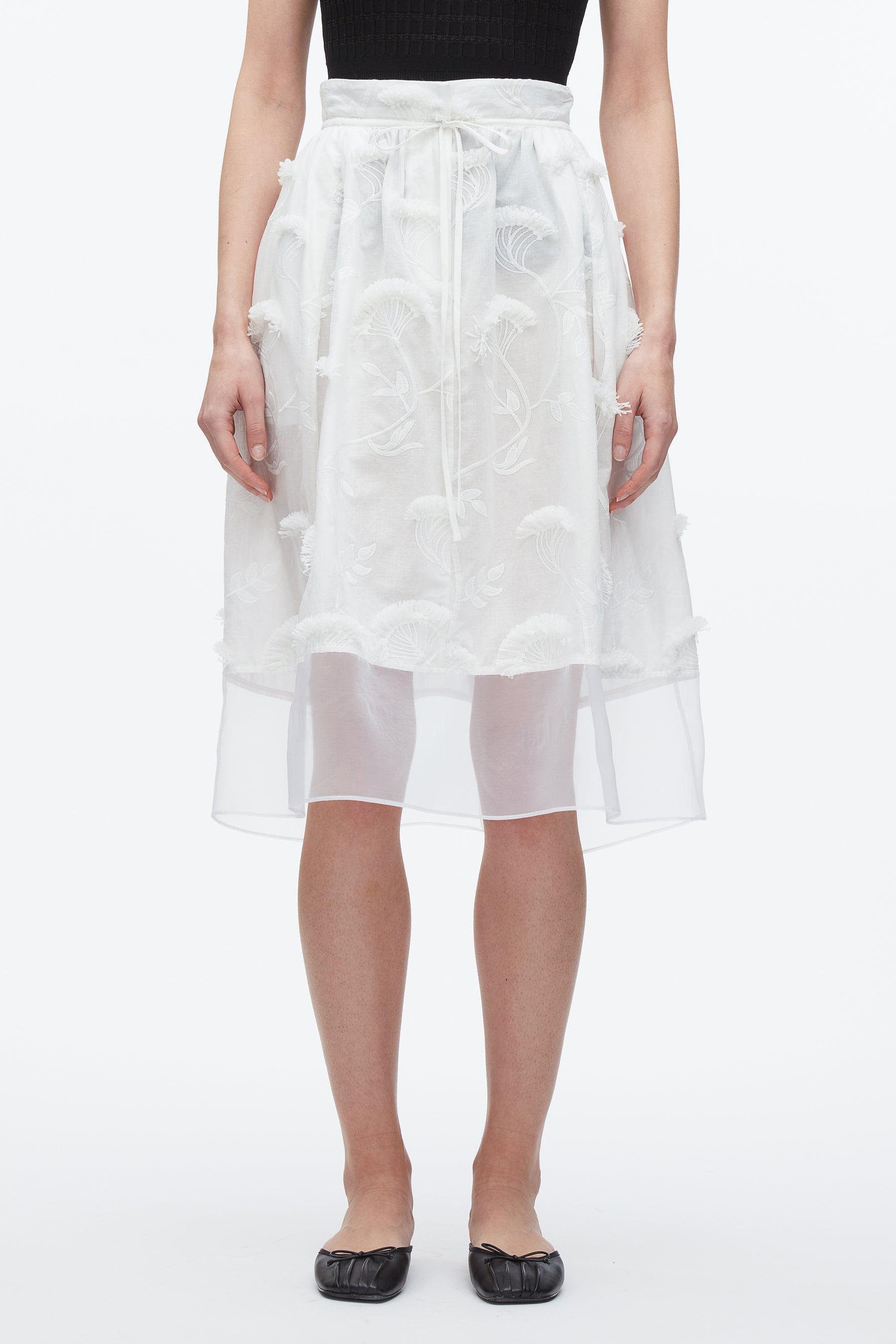 Fil Coupé Midi Skirt - 3