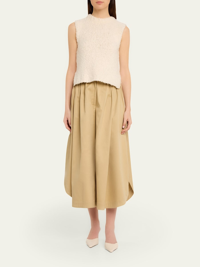 ADAM LIPPES Gwen Brushed Silk Knit Sleeveless Top outlook