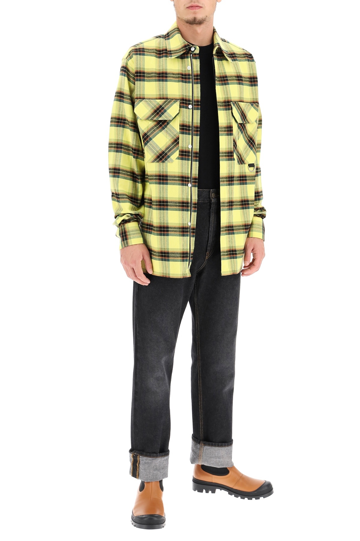 COTTON FLANNEL CHECK SHIRT - 2