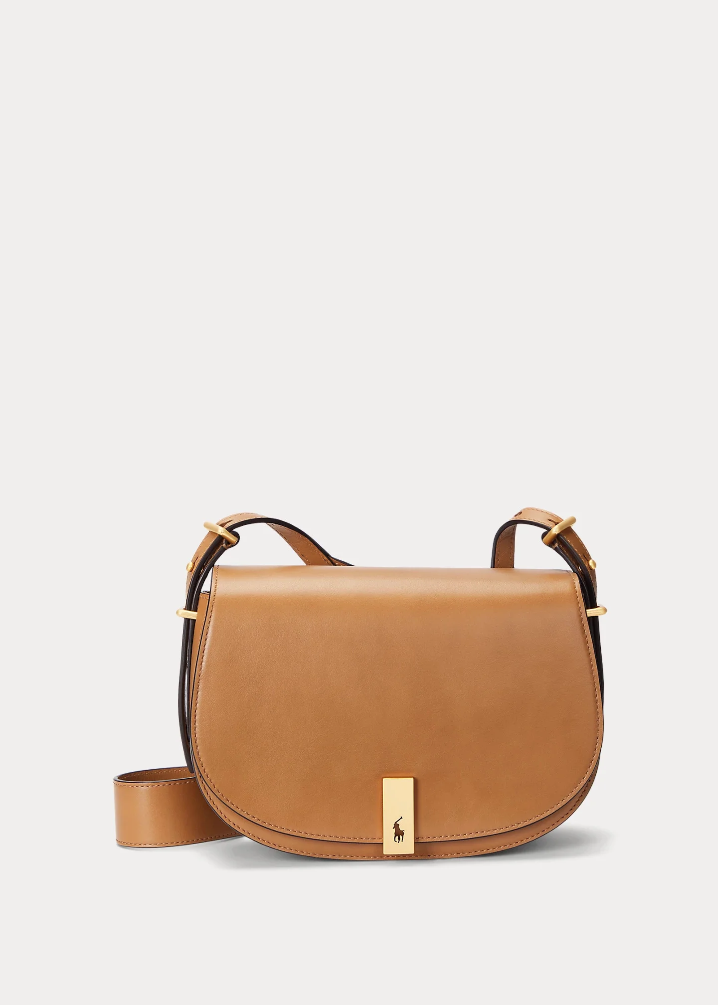 Polo ID Leather Saddle Bag - 1
