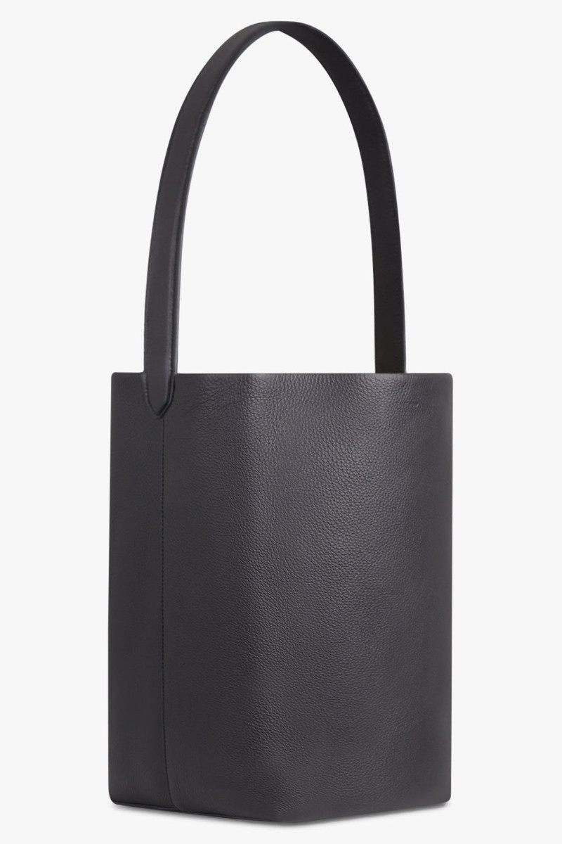 The Row LARGE N/S PARK TOTE BAG | BLACK outlook