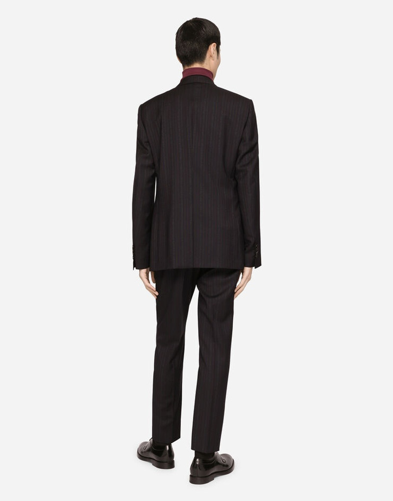 Pinstripe virgin wool pants 3
