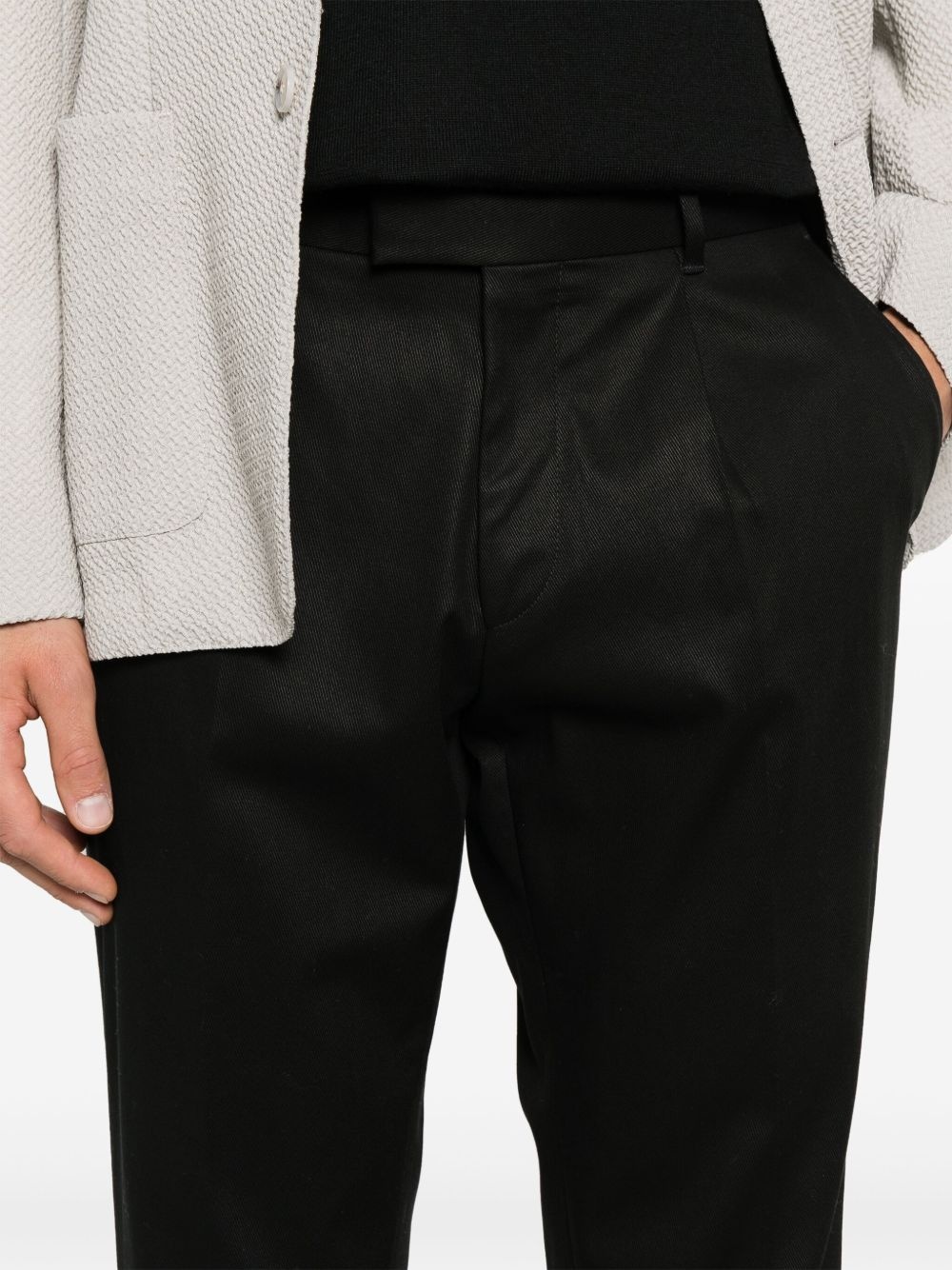 pleat-detail trousers - 5