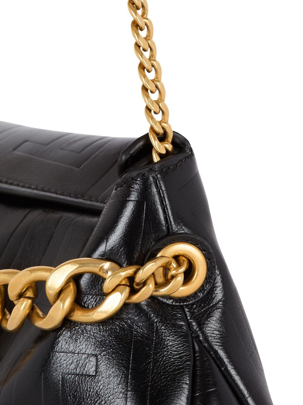 1945 leather clutch bag - 6