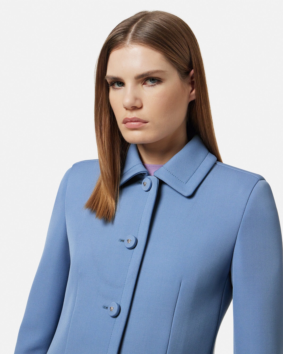Scuba-Wool A-Line Coat - 3