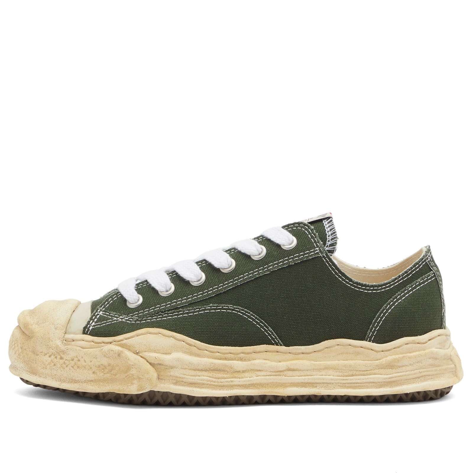 Maison MIHARA YASUHIRO Hank Garment Dyed Low Canvas Sneaker - 1