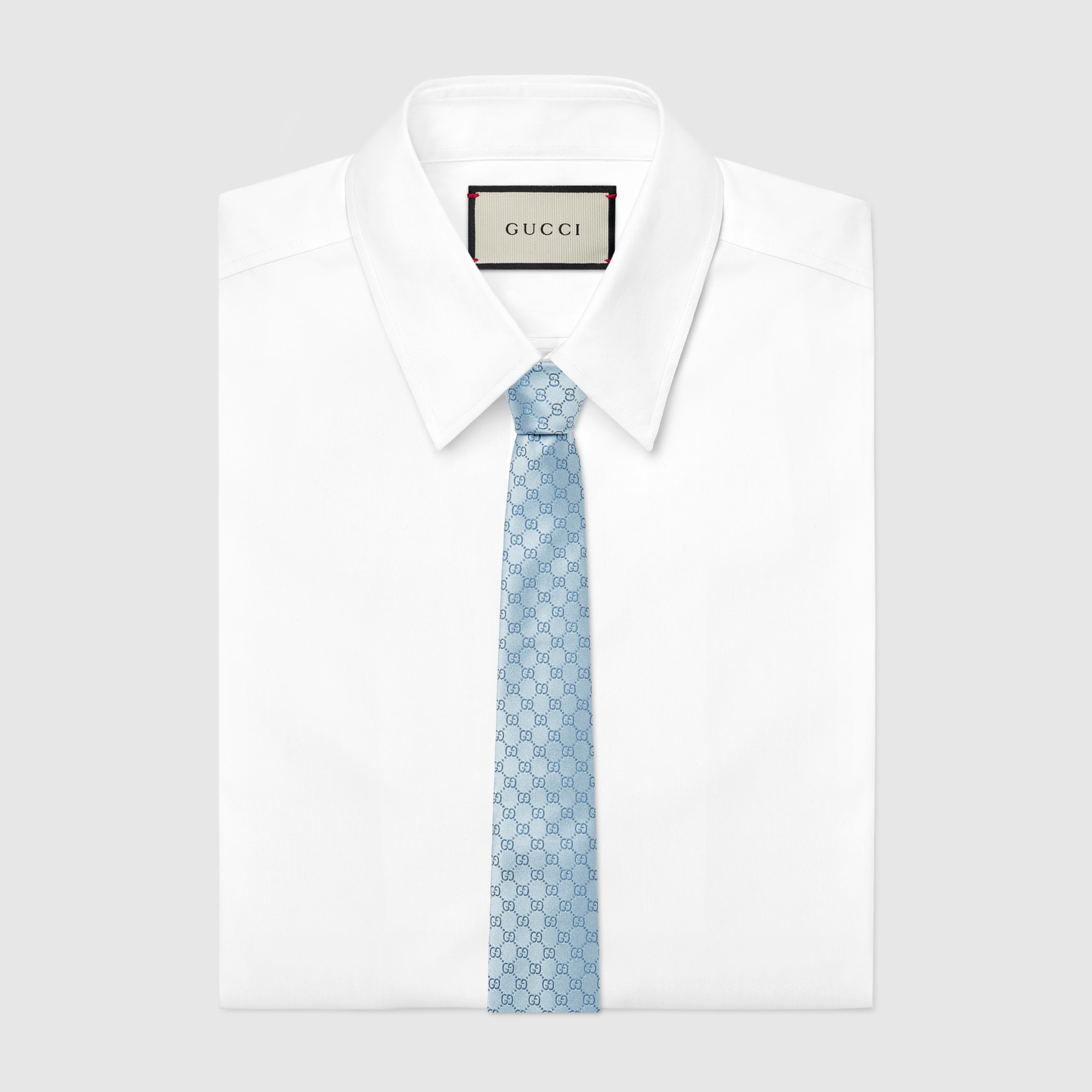 GG pattern silk tie - 2