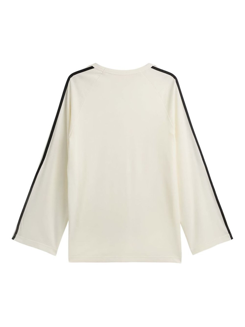 Y-3 stripe-detail long-sleeve T-shirt outlook