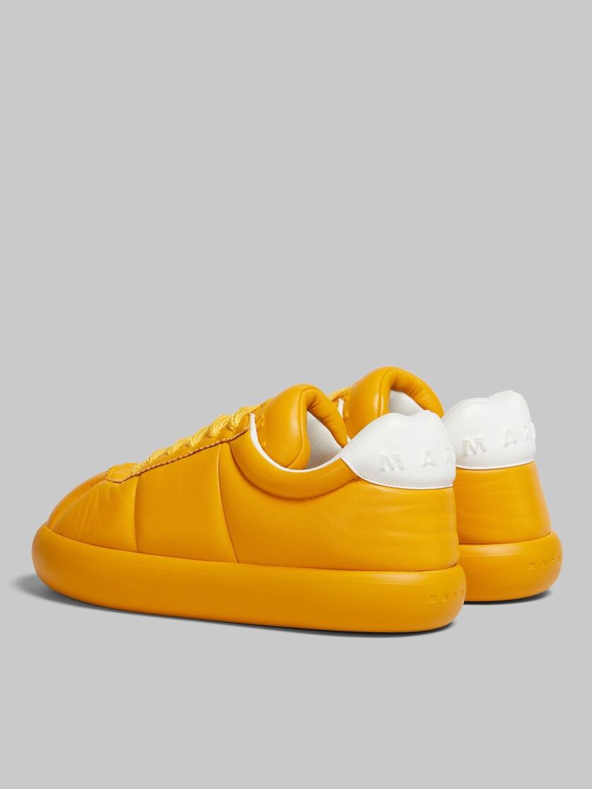 ORANGE LEATHER BIGFOOT 2.0 SNEAKER - 3