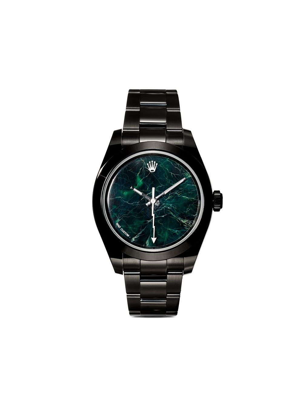 customised pre-owned Rolex Milgauss watch - 1