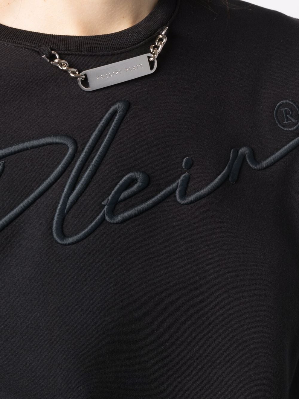 Signature logo-embroidered sweatshirt - 5