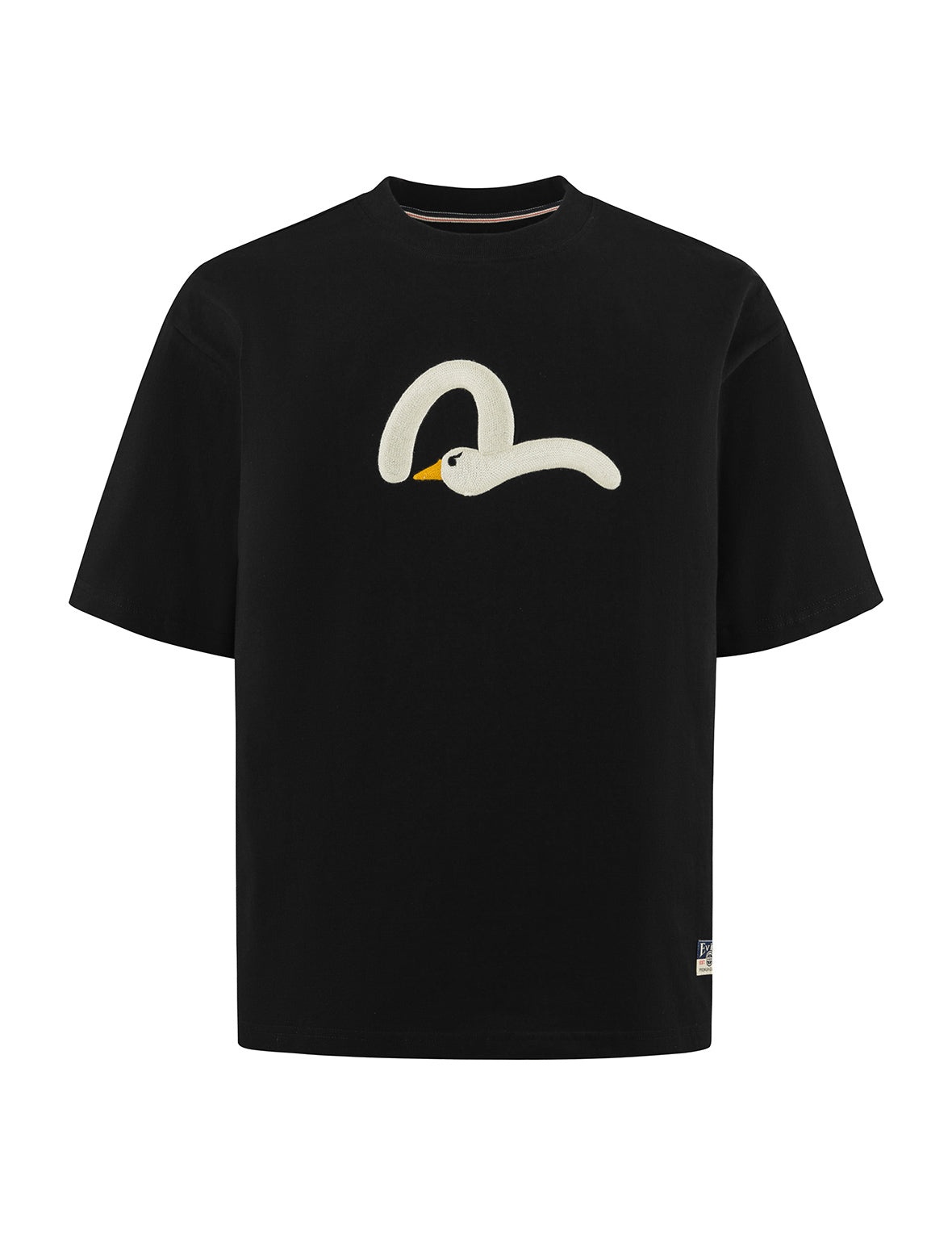 Playful Seagull Embroidery Relax Fit T-Shirt - 11