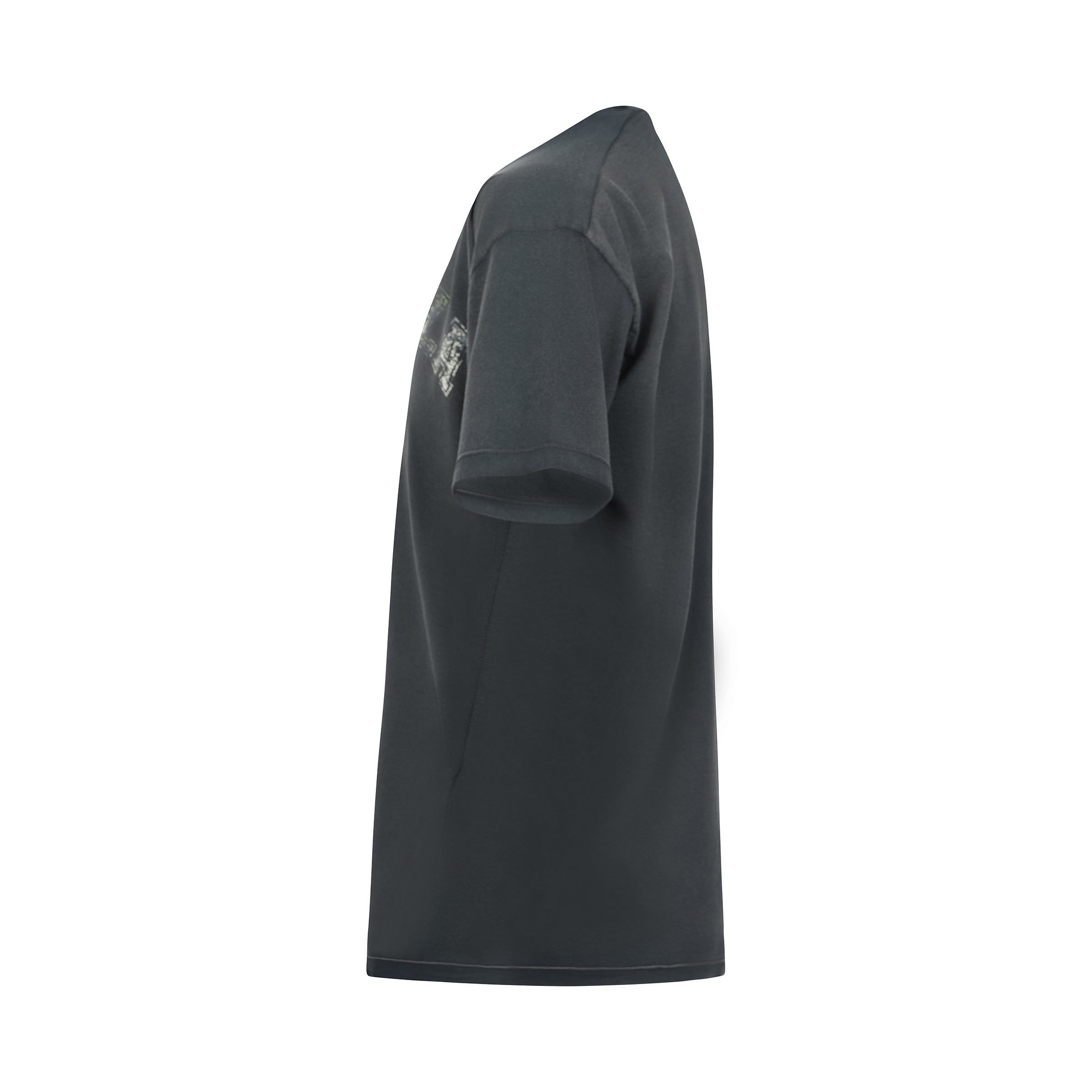 Faded Logo Relaxed Fit T-Shirt in Black - 3