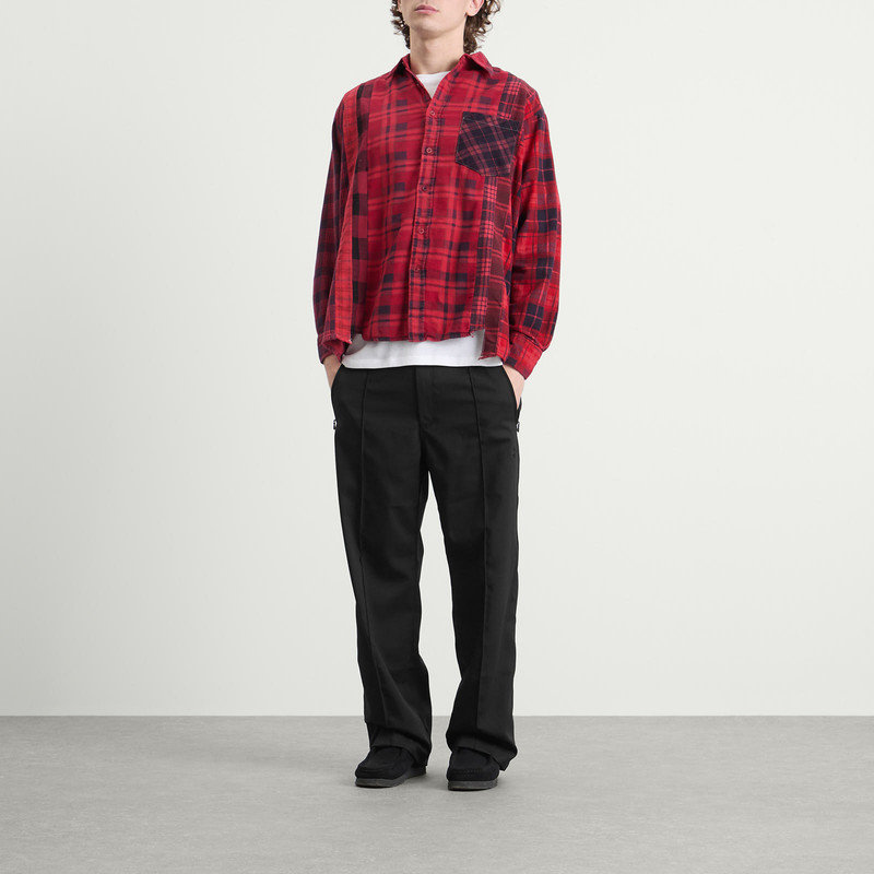 NEEDLES Needles 7 Cuts Over Dyed Flannel Shirt outlook