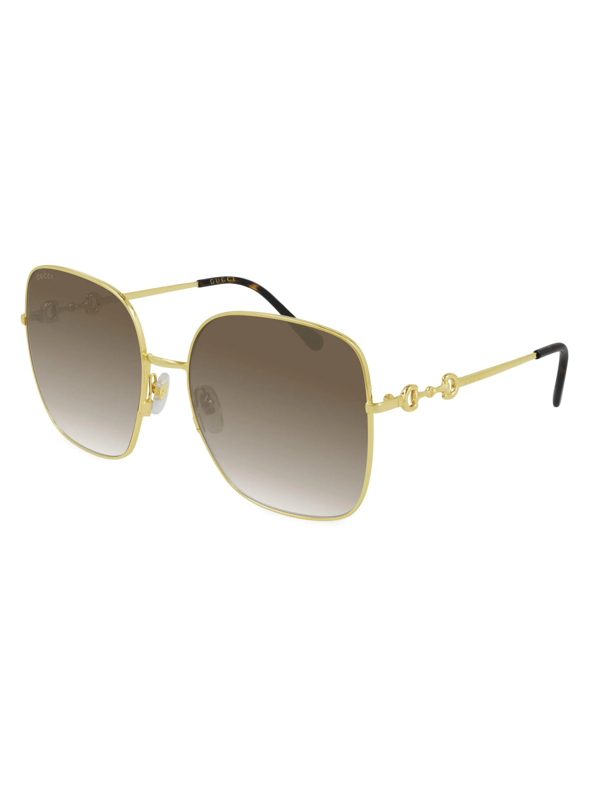 Horsebit 61MM Rectangular Sunglasses - 1