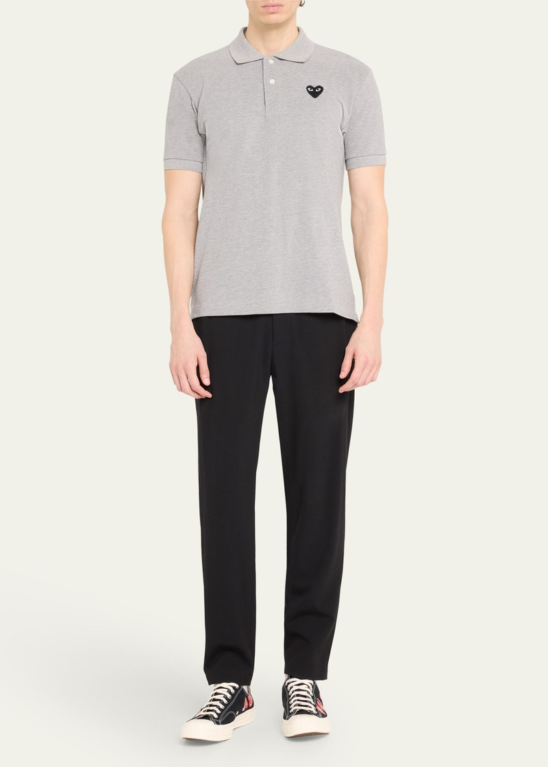 Comme Des Garçons Men's Heart Polo Shirt outlook