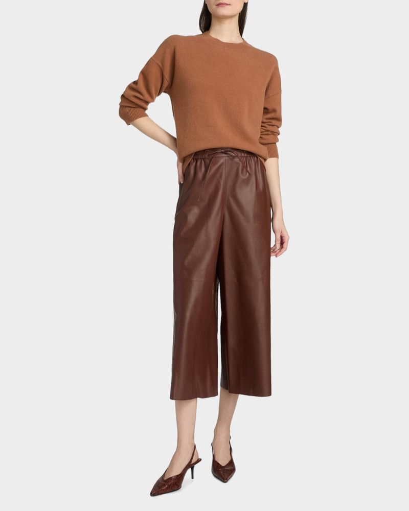 Yves Salomon Crewneck Wool-Blend Sweater outlook