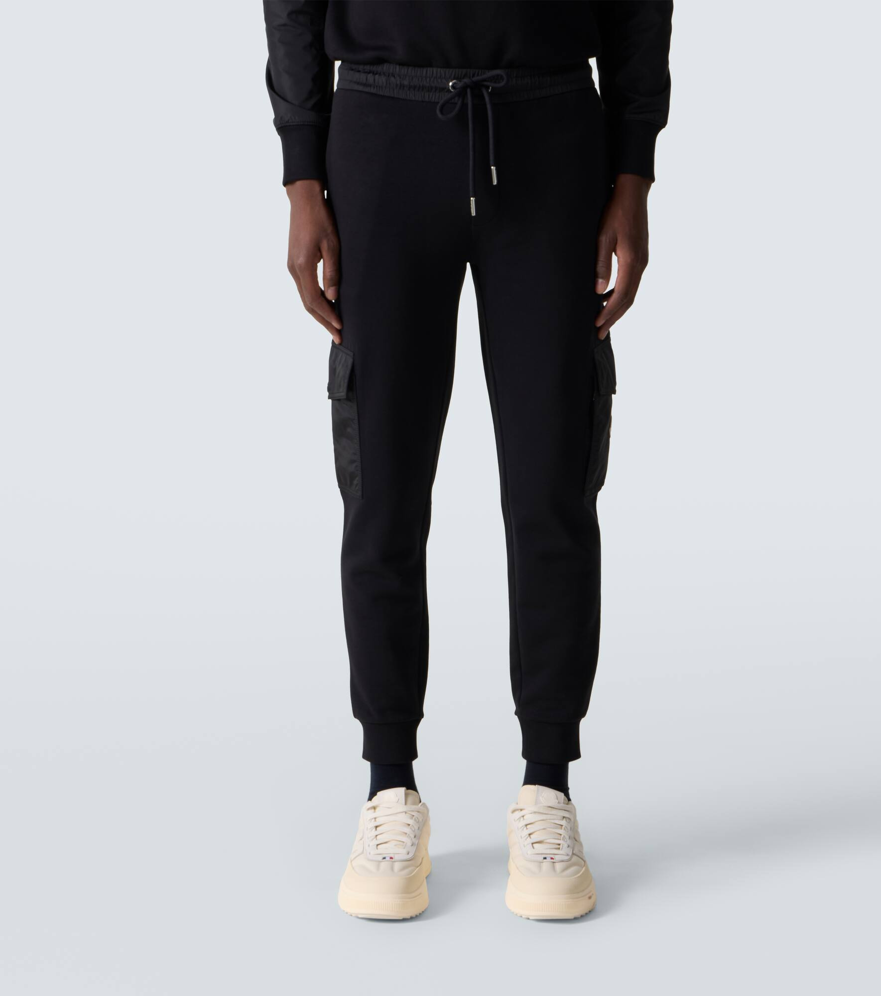 Cotton-blend sweatpants - 3