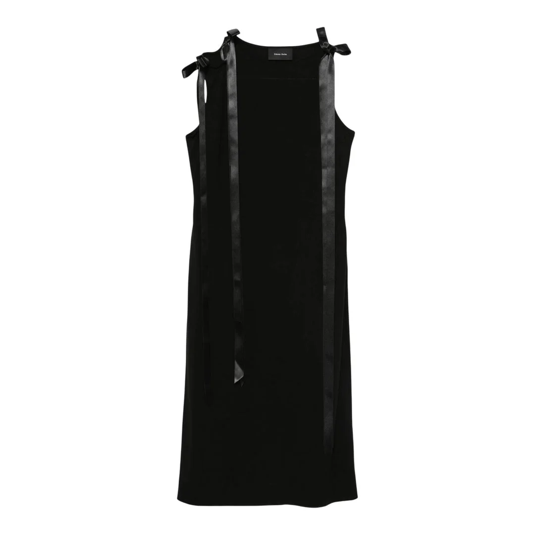 Bow Ribbon Tail Dress - 1