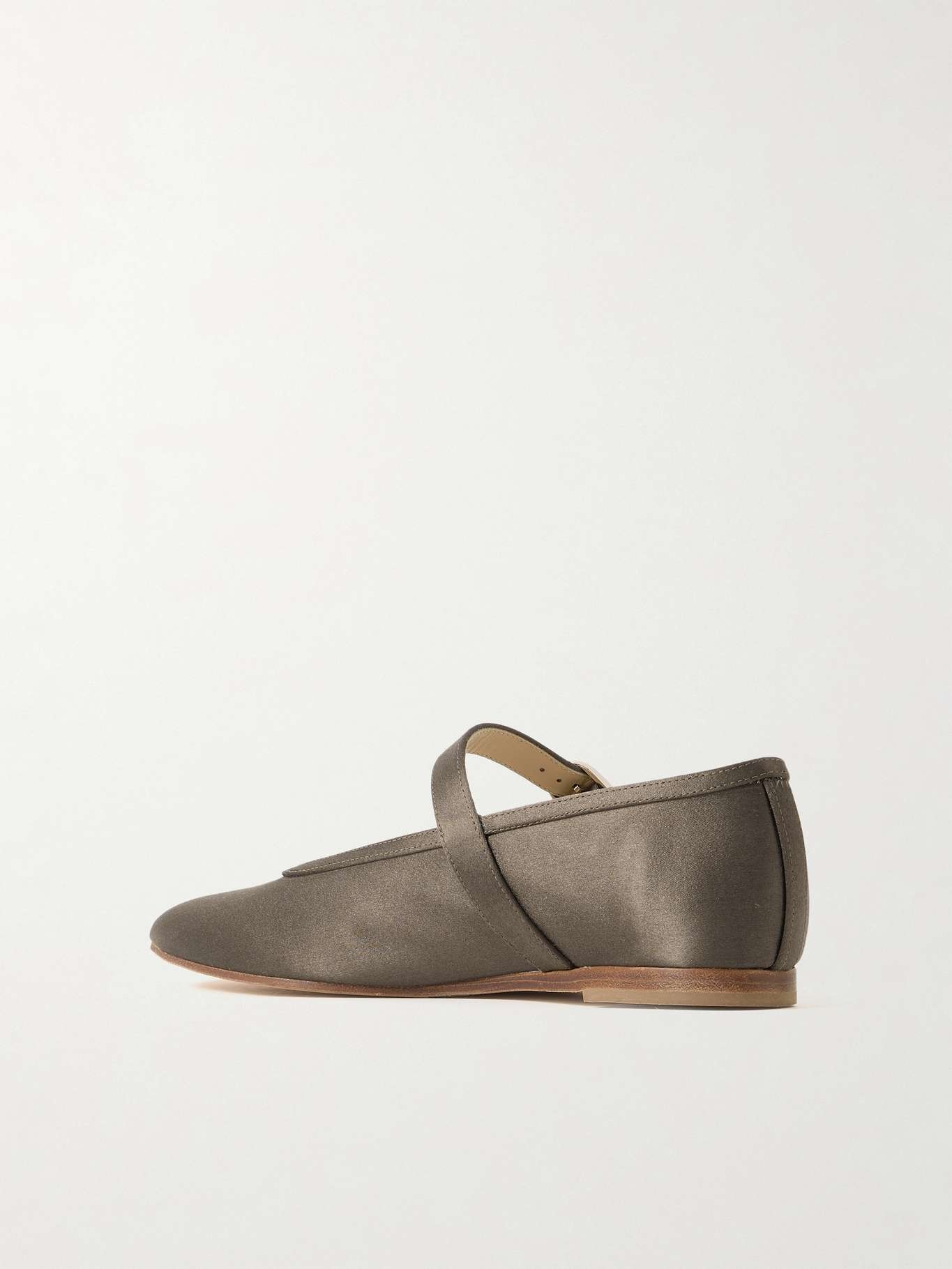 Satin Mary Jane ballet flats Brown - 3