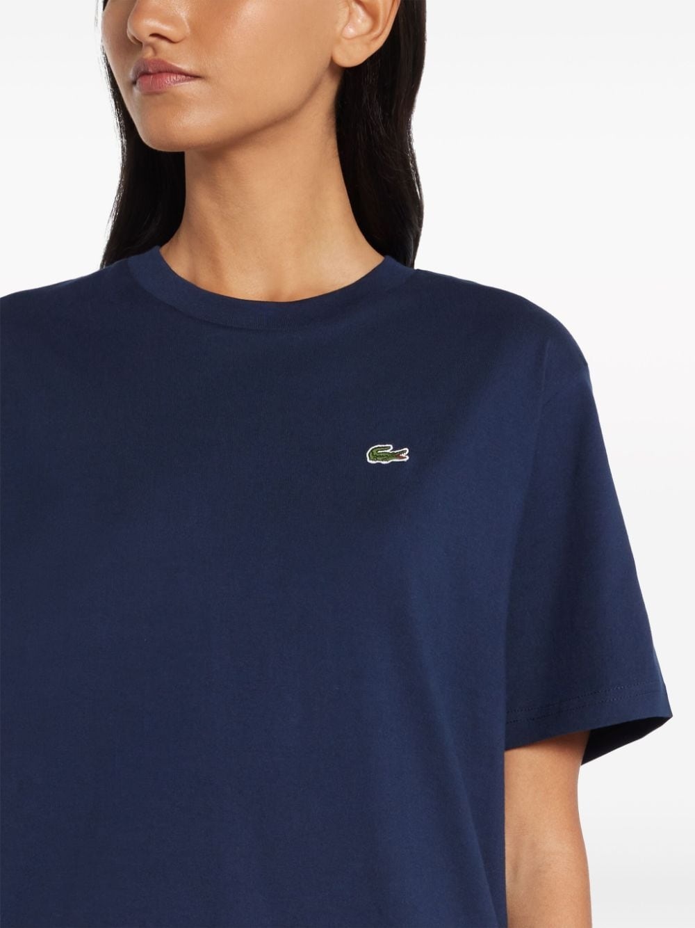 logo-patch cotton T-shirt - 5