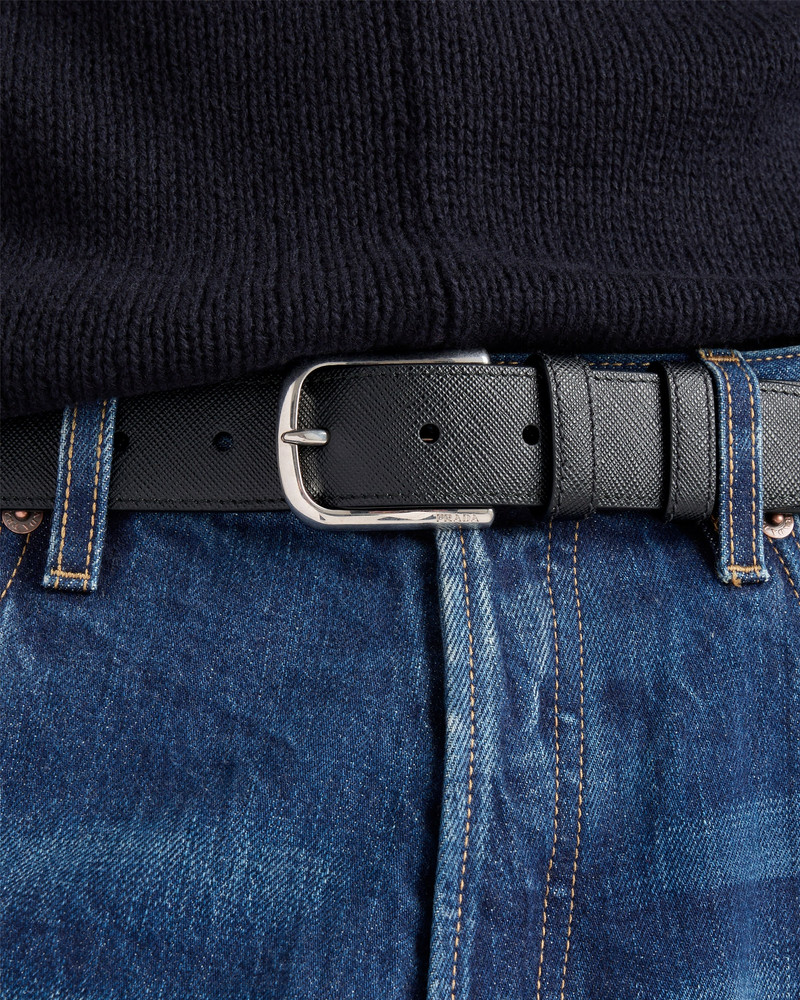 Prada Saffiano leather belt outlook