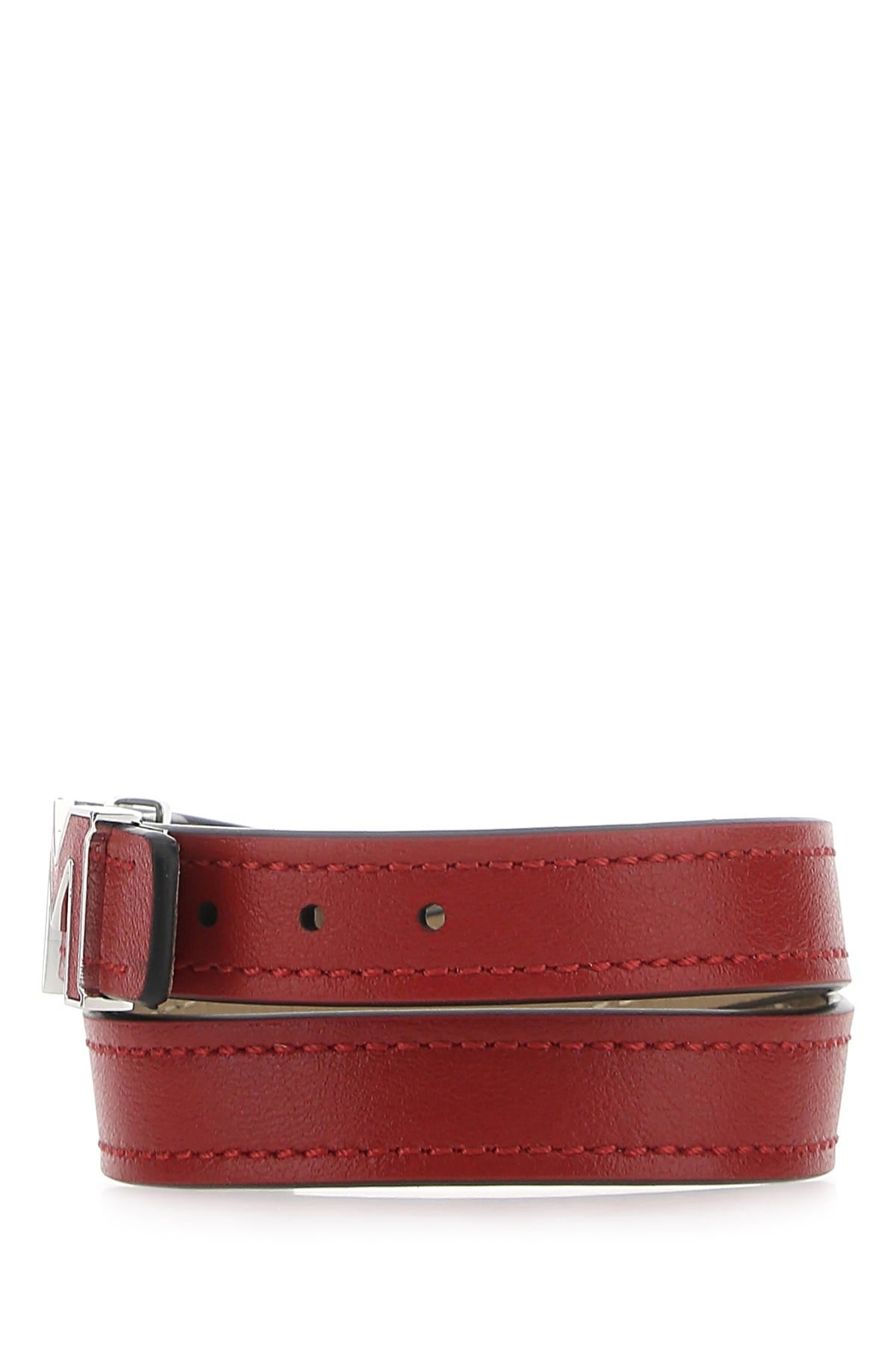 ブレスレット Montblanc SS22 Red leather bracelet (129501 RED) Montblanc M-gram Bracelet Leather Insert Red 129501 Brand