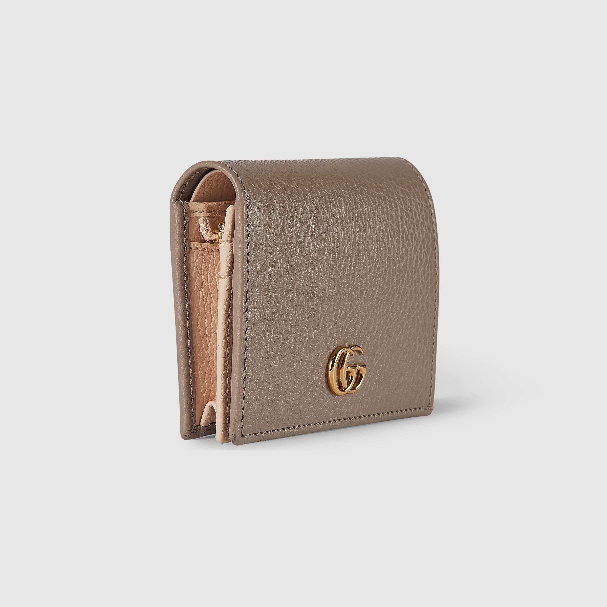 GG Marmont pink interior card case - 3