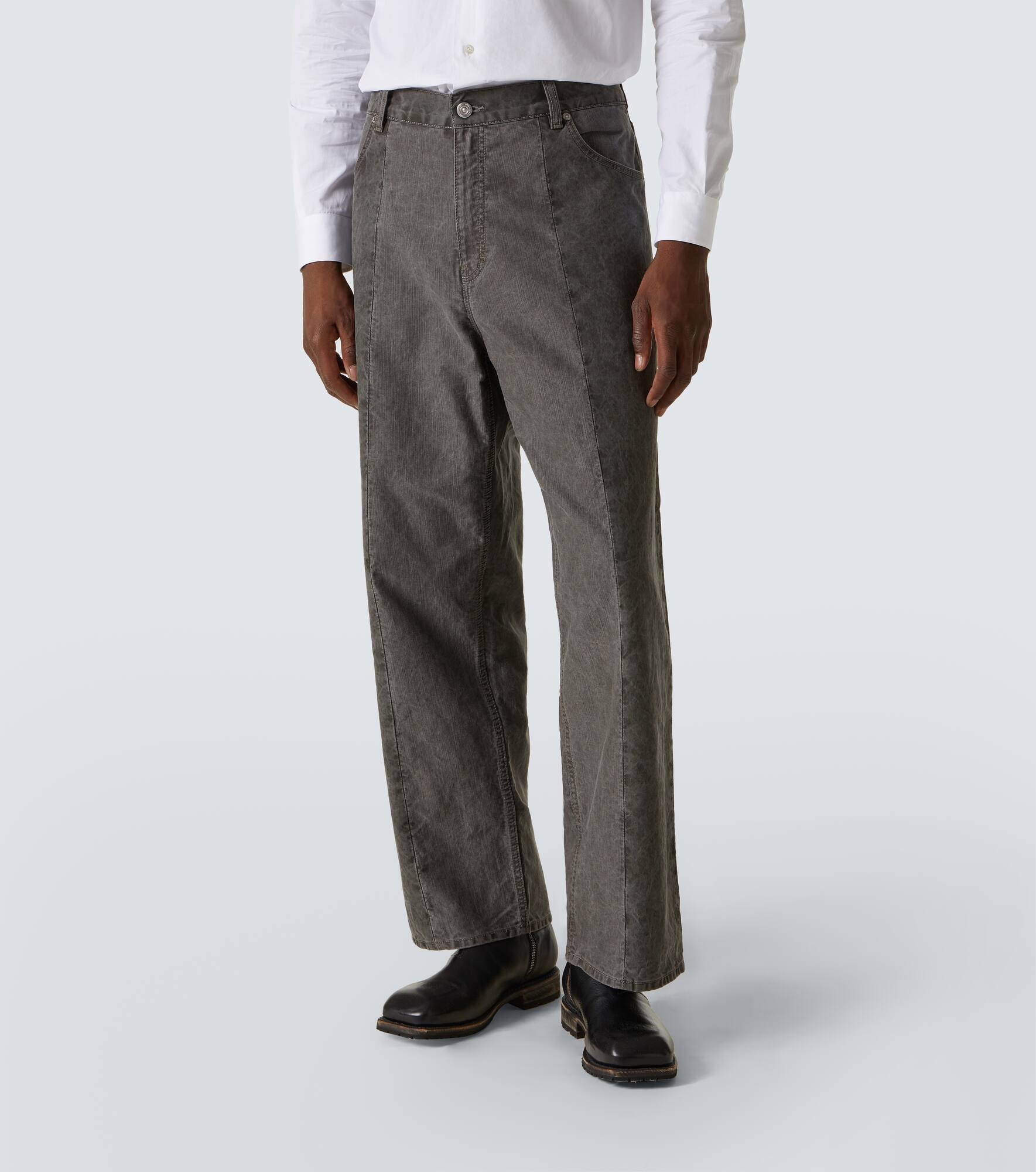 Fatigue Cut high-rise wide-leg jeans - 3