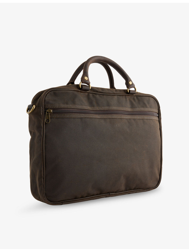 Wax Leather Briefcase 4