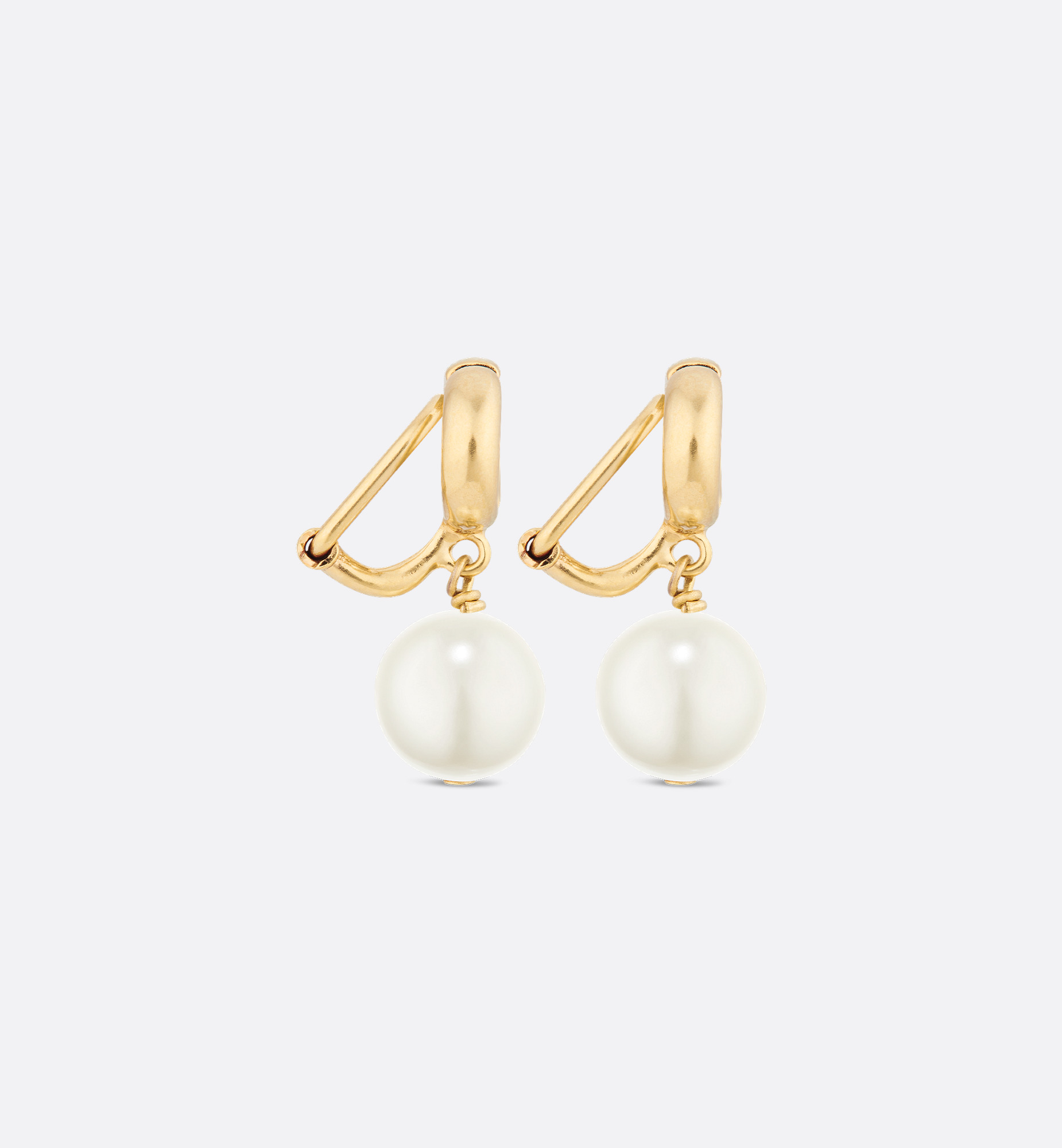 CD Navy Clip-On Earrings - 4