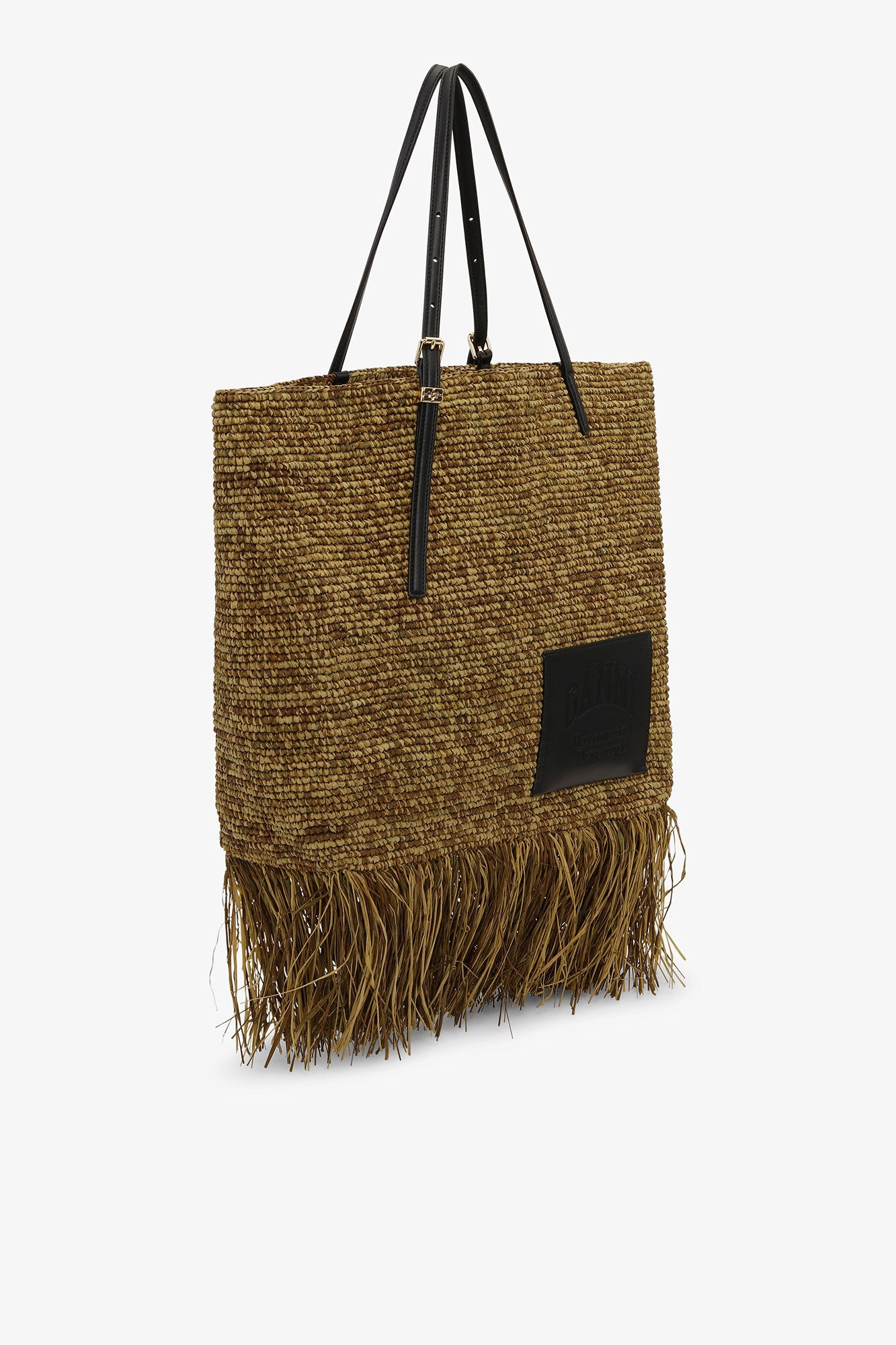 RAFFIA TOTE FRINGES BAG - 2