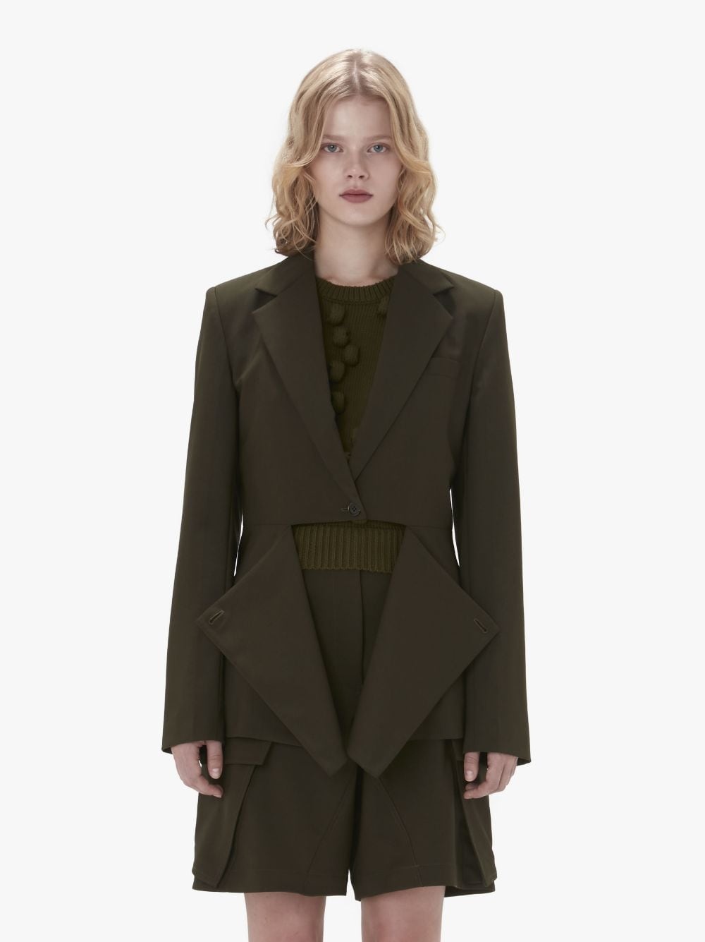 DECONSTRUCTED SINGLE-BREASTED BLAZER - 2