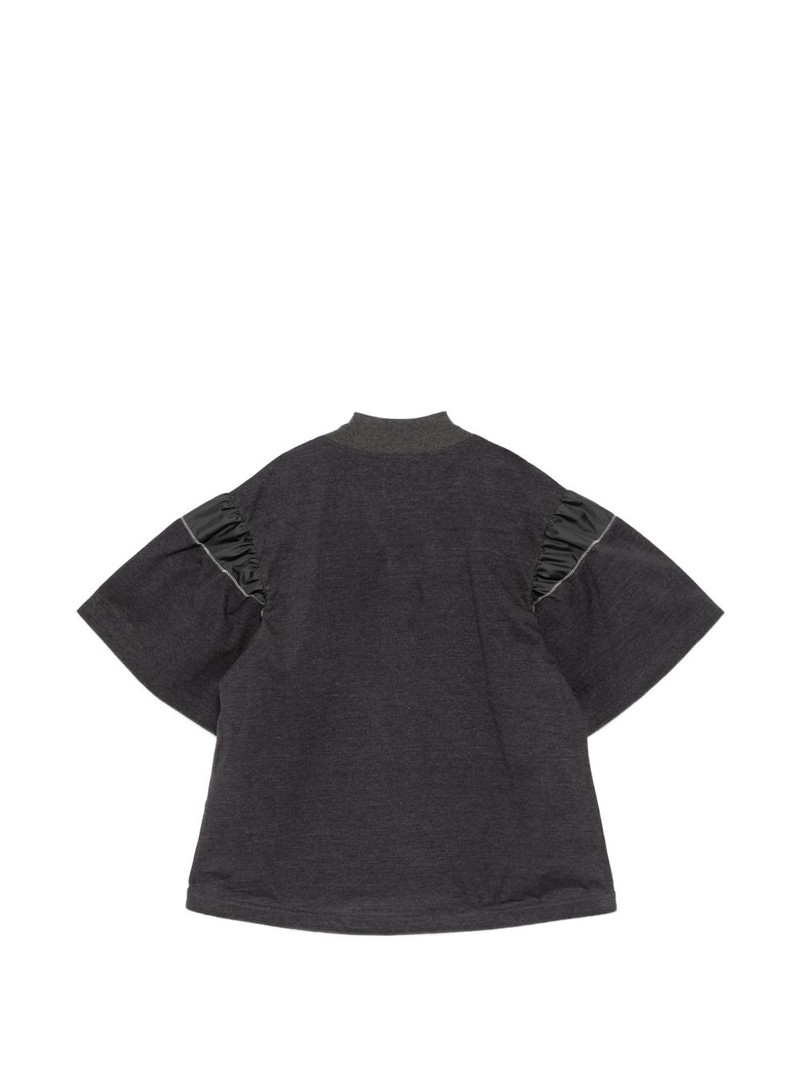 Kolor ruffled short-sleeve T-shirt outlook