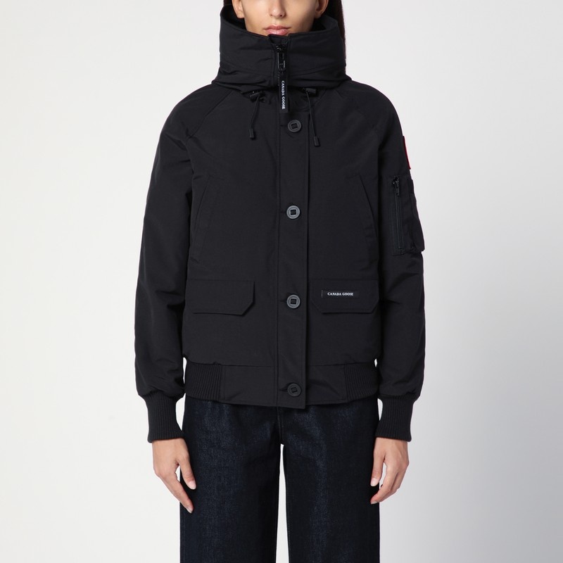 Chilliwack black padded bomber jacket - 1