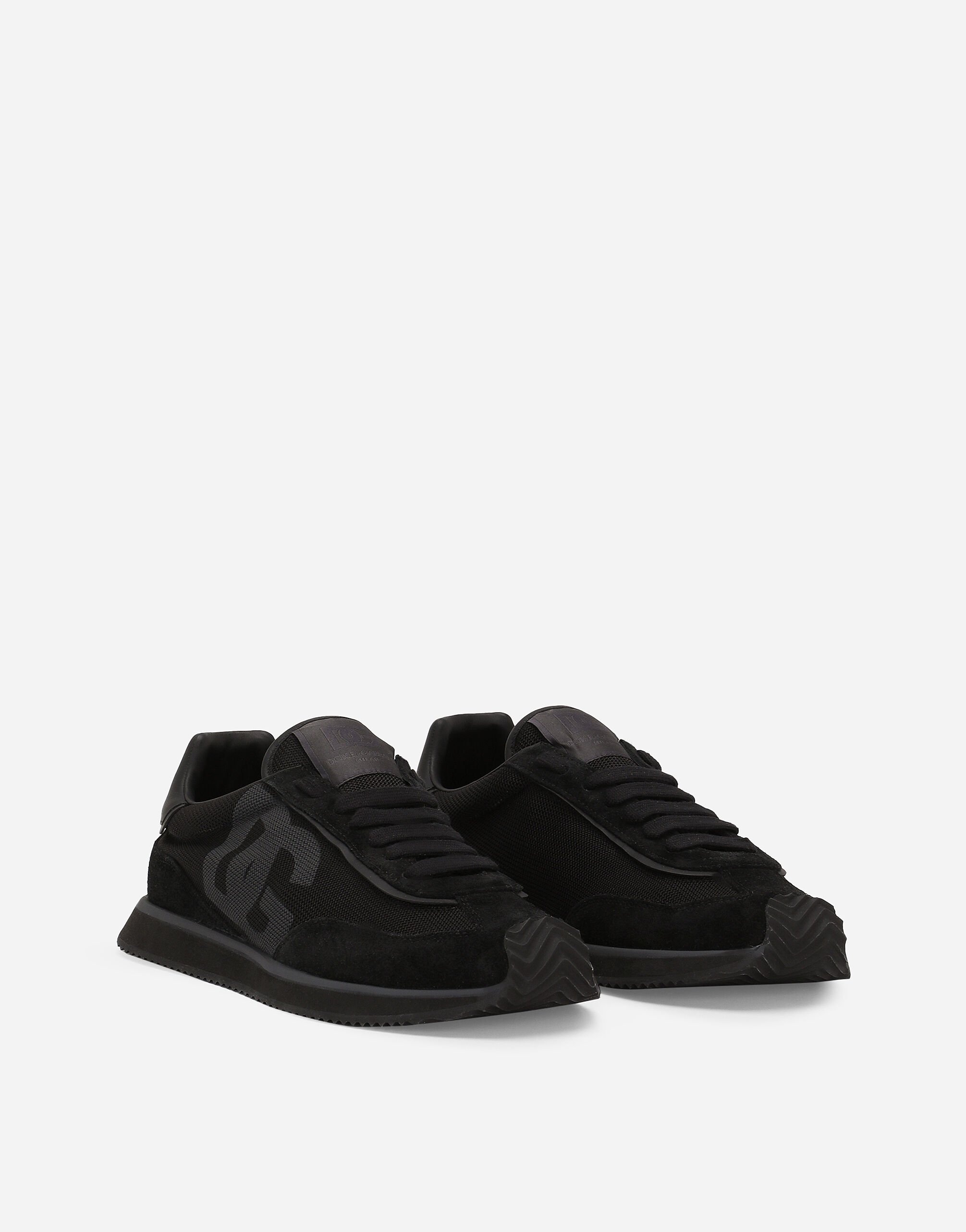 Mixed-material DG CUSHION sneakers - 2