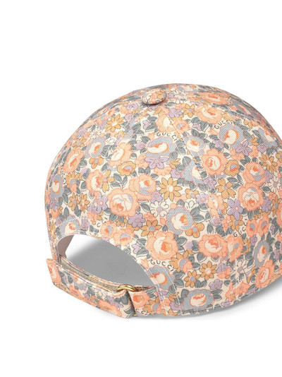 GUCCI floral print cap outlook